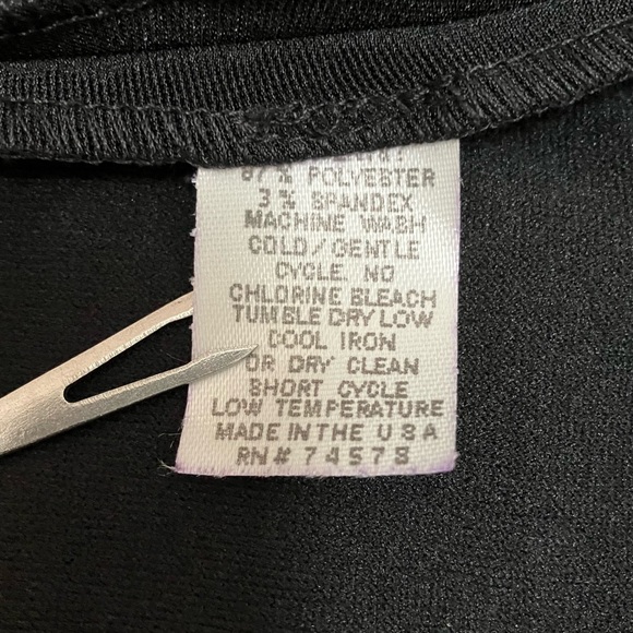 CACHE Black Halter Top with Pink Rhinestone Detail, Size 10, NWT - Picture 10 of 10